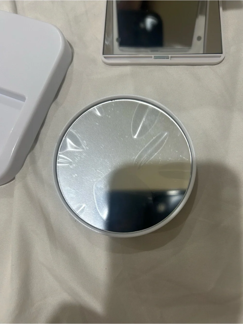 Impressions LED Lighted Makeup Mirror - Clear White Frame
